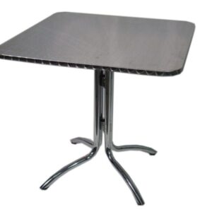 Tafel aluminium 80x80cm