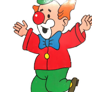 Uitgezaagde clown