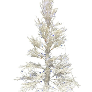 Witte kerstboom met led licht