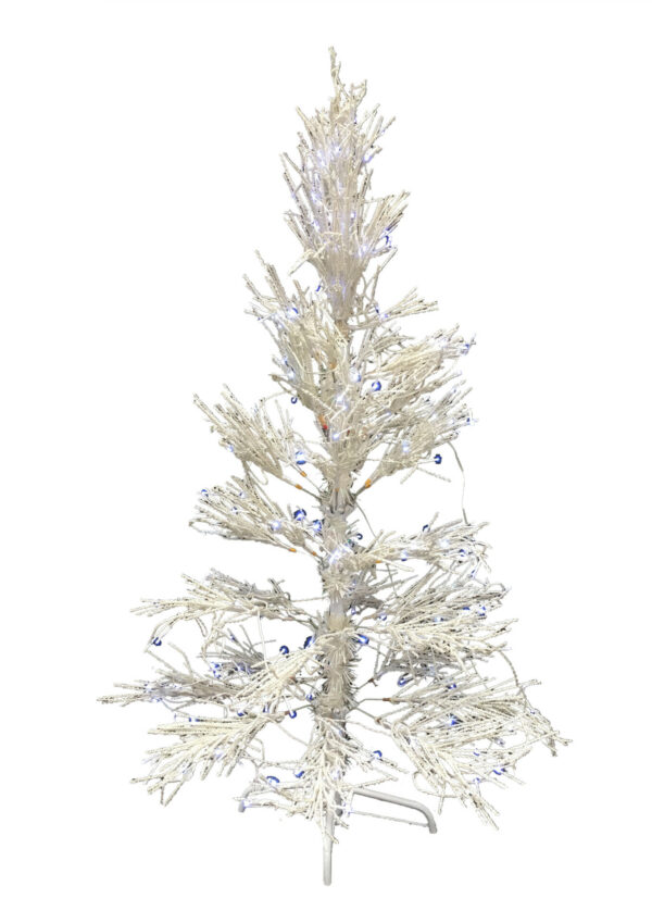 Witte kerstboom met led licht