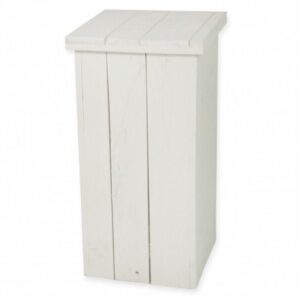 Zuil steigerhout wit - M