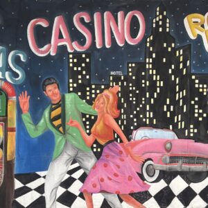 Decordoek 60's Casino Rock and Roll