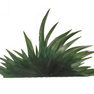 Gras geschilderd op paneel