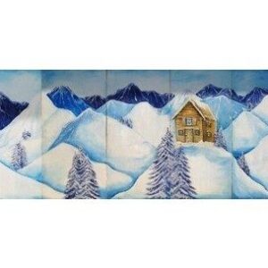 Decorwand Winterlandschap 2