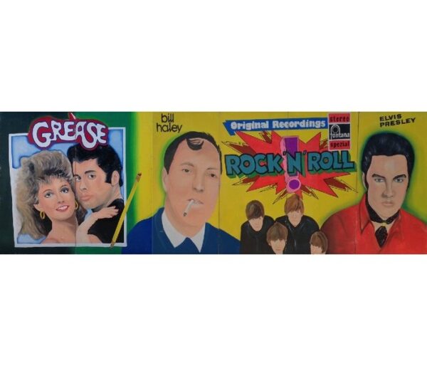 Decorwand  Rock n'roll Grease