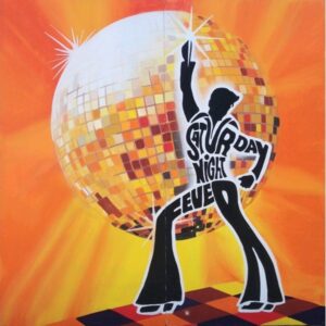 Decorwand Saturday night fever