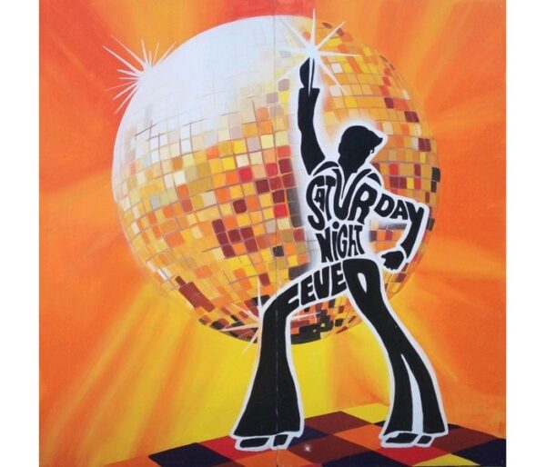 Decorwand Saturday night fever
