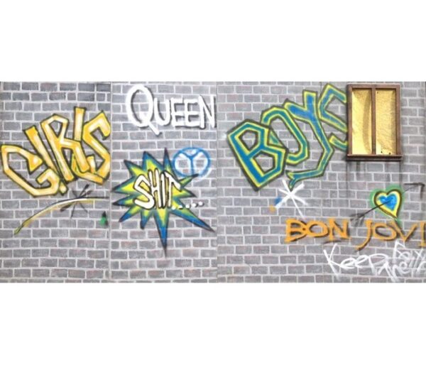 Decorwand Graffiti