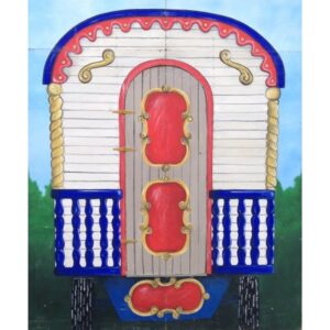 Decorwand Pipowagen