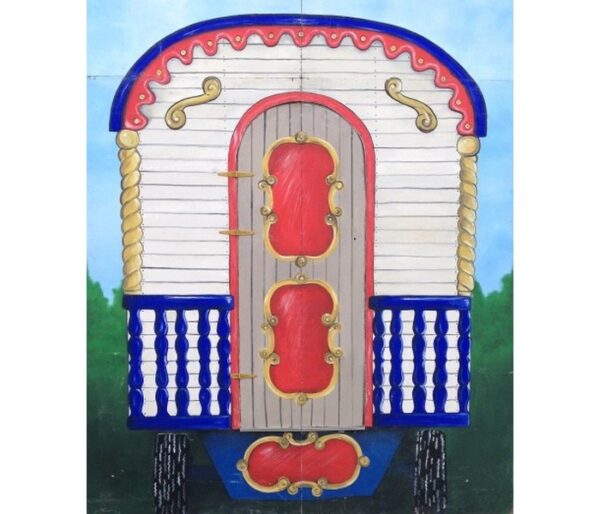 Decorwand Pipowagen