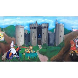 Decorwand Ridder Kasteel