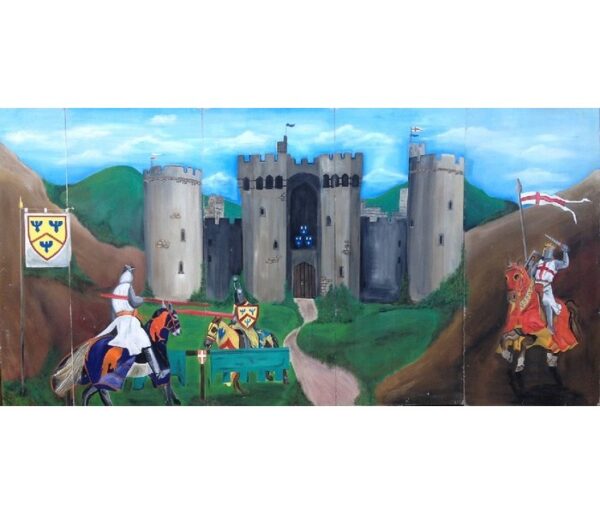 Decorwand Ridder Kasteel