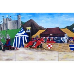 Decorwand Ridder Tent