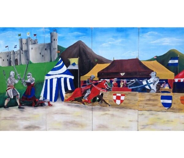 Decorwand Ridder Tent