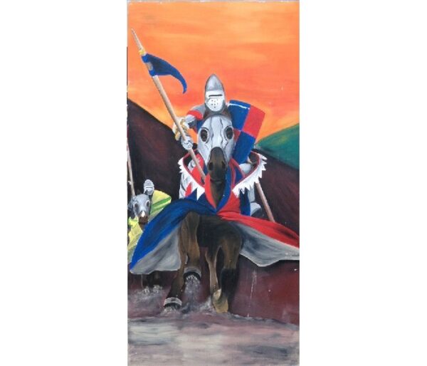 Decorwand Ridder vlag los paneel