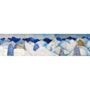 Decorwand Winterlandschap
