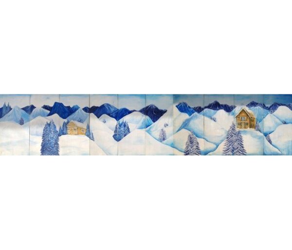 Decorwand Winterlandschap