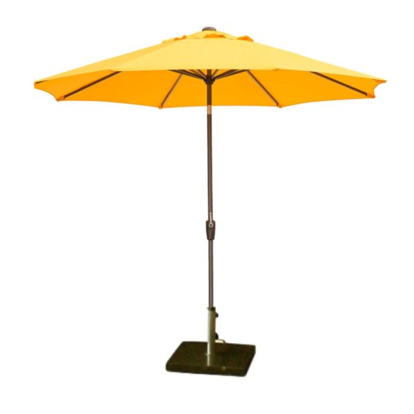 Parasol incl. voet Ø 250cm – Geel