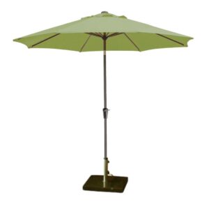 Parasol incl. voet Ø 250cm – Olijfgroen