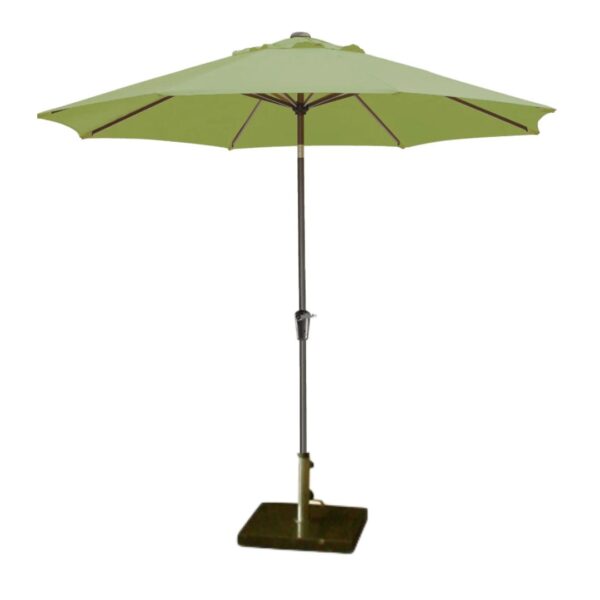 Parasol incl. voet Ø 250cm – Olijfgroen