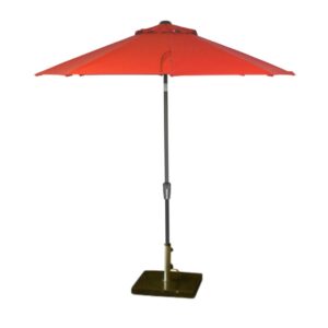 Parasol incl. voet Ø 250cm – Rood