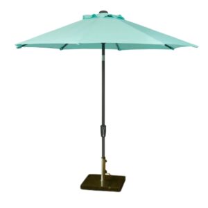 Parasol incl. voet Ø 250cm – Turquoise