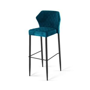 Barkruk Lou blauw