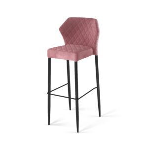 Barkruk Lou roze