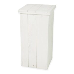 Barkruk steigerhout wit