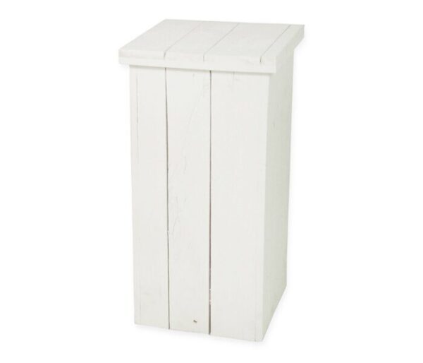 Barkruk steigerhout wit