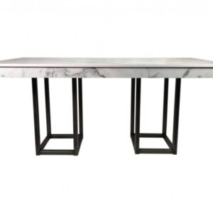 Dinertafel Marmer Industrieel – 180x80cm