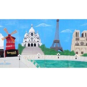 Decorwand Parijs