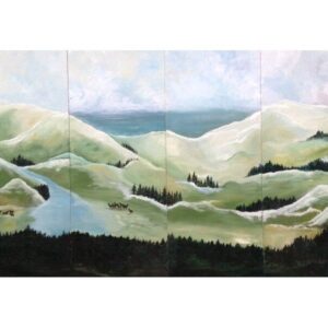 Decorwand Berglandschap