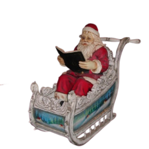 Arrenslee met kerstman