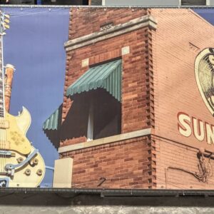 Bouwhek met doek Sun studio Memphis Tennesee