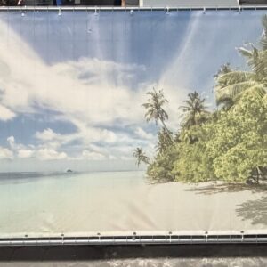 Bouwhek met doek Tropisch expeditie Robbinson